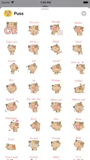 How to cancel & delete cute puss stickers pack 1