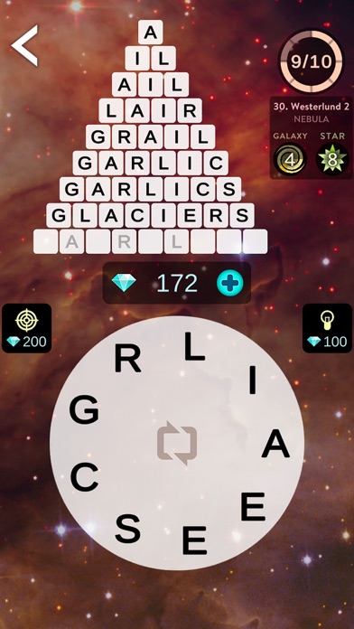 Word Pyramid Game Screenshot