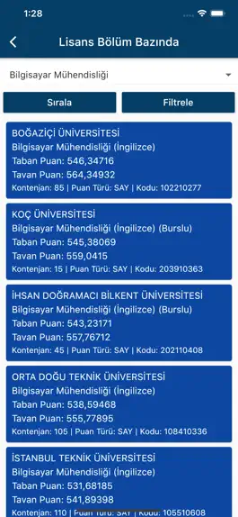 Game screenshot Üniversite Taban Puanları 2021 hack