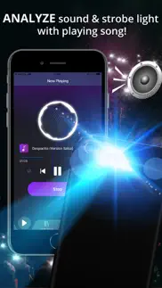 mp3 flash - music strobe light iphone screenshot 1