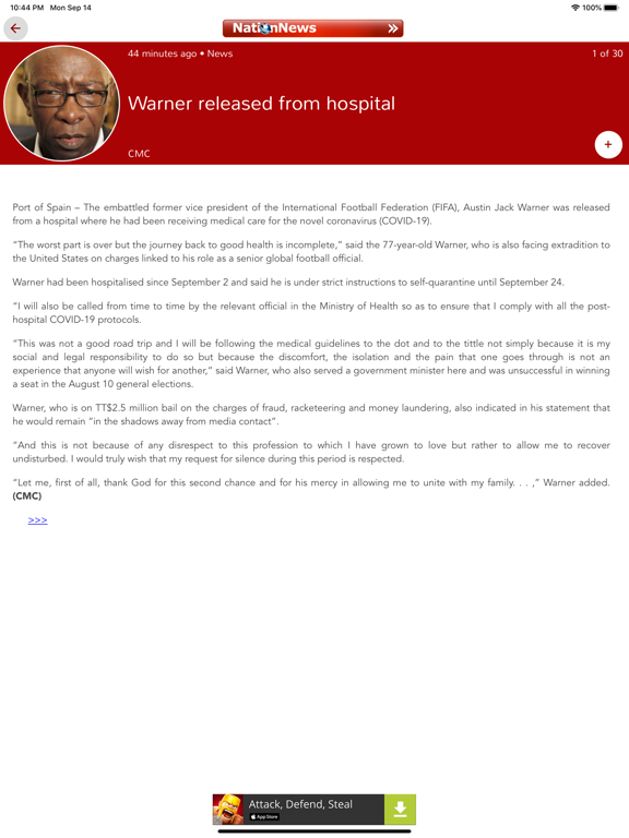 Screenshot #5 pour Barbados Nation News