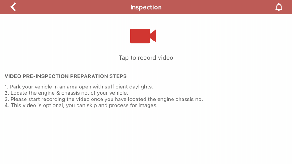 #3. Break-in Self Inspection (iOS) Podle: HDFCErgo