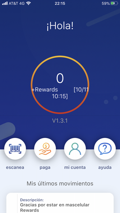 Mas Rewards Screenshot