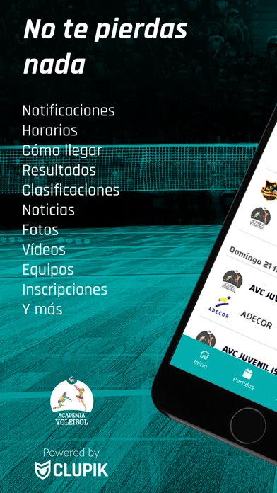 Academia Voleibol Cordoba Screenshot