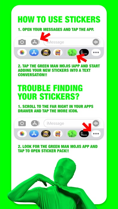 Green Man Mojis Screenshot