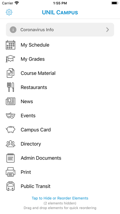 UNIL Campus Screenshot
