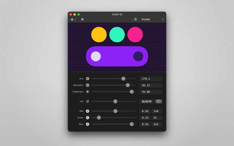 color ui iphone screenshot 1