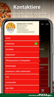 pizzaservice altenmünster iphone screenshot 4