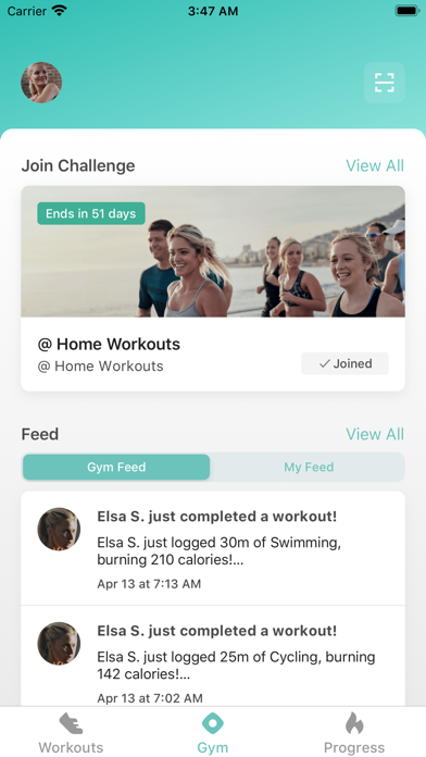 212 Fitness Screenshot