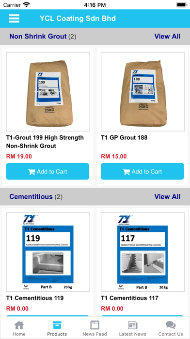 YCL Coating Sdn Bhd Screenshot