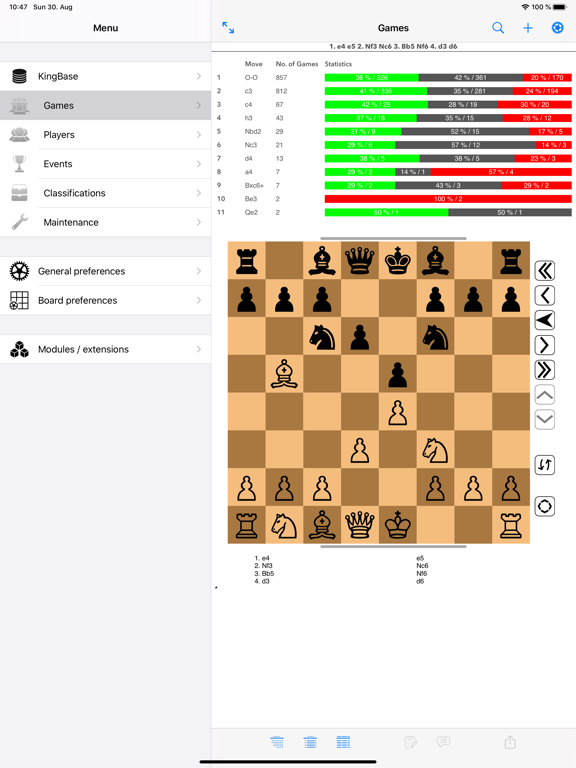 Screenshot #5 pour BBase-Chess