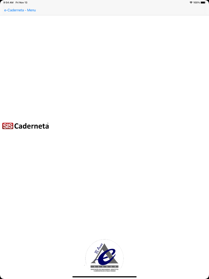 Caderneta de Obras - AEAAAR