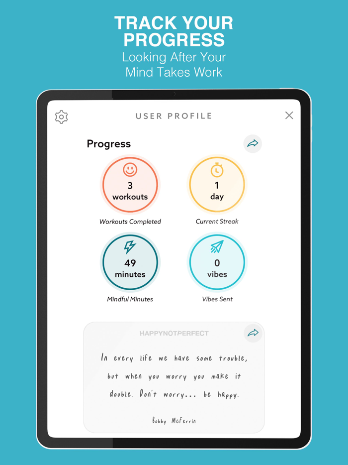 Happy Not Perfect Mind Gym