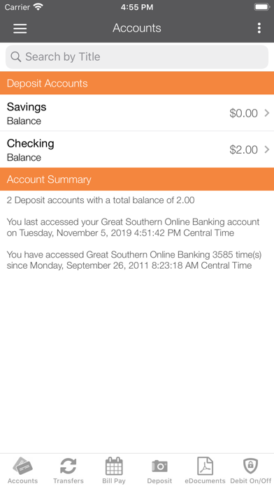 Great Southern Mobile Banking Screenshot