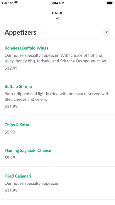 Village Inn Pizzeria Screenshot