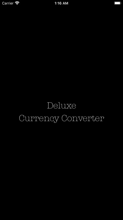 Deluxe Currency Converter