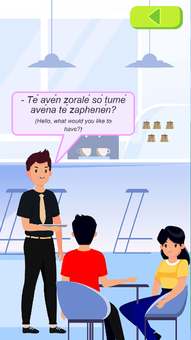 Romanes - Romani language. Screenshot