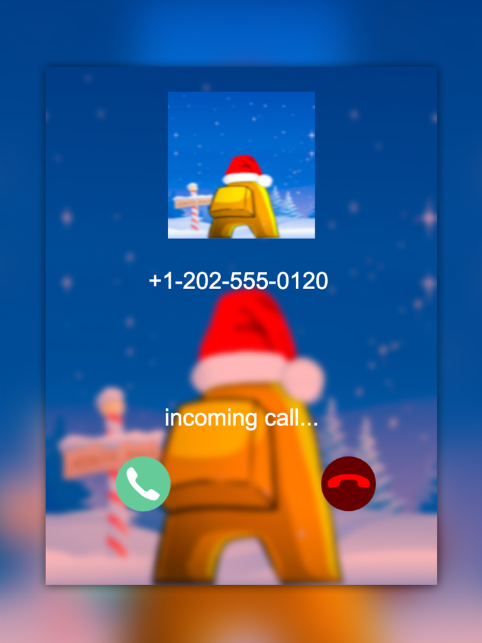 Santa among Santas call