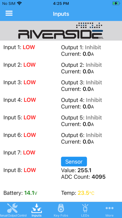 Wireless IO Controller Screenshot