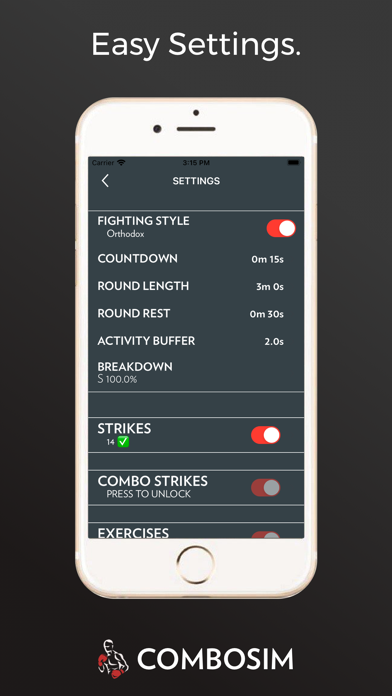 ComboSim - Strike Generator Screenshot