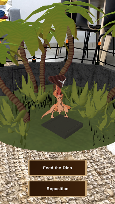 The IMG Studio's AR Dino Demo Screenshot