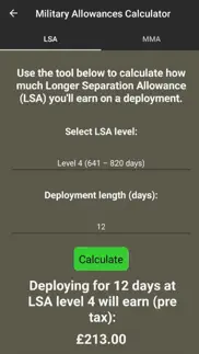 military expenses iphone screenshot 3
