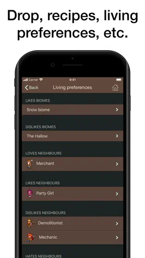 Pocket Wiki for Terraria screenshot 2