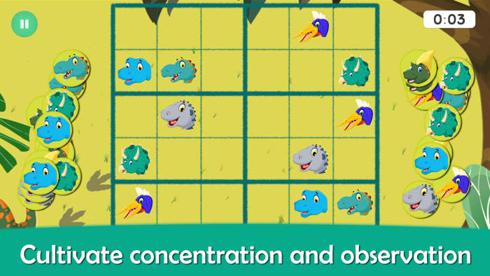 Graphics sudoku for kids