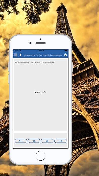 Vokabeln Deutsch Französisch Screenshot
