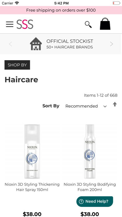 Sydney Salon Supplies Screenshot