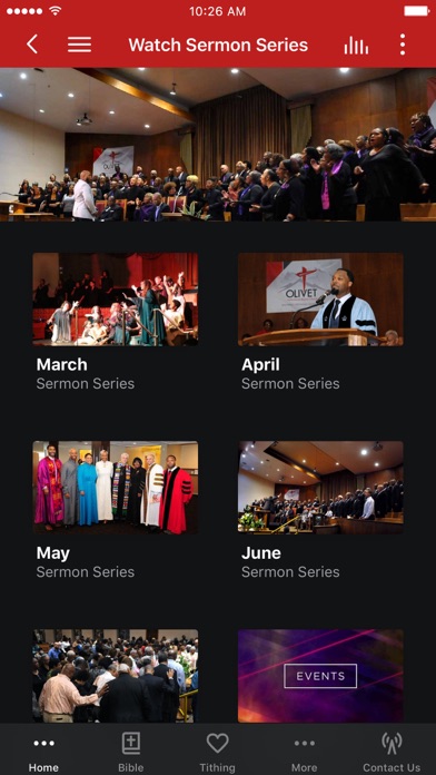 Olivet Institutional Baptist Screenshot