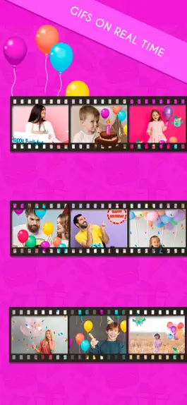 Game screenshot Birthday Gifs - Video Editor apk