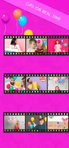 Birthday Gifs - Video Editor screenshot #3 for iPhone