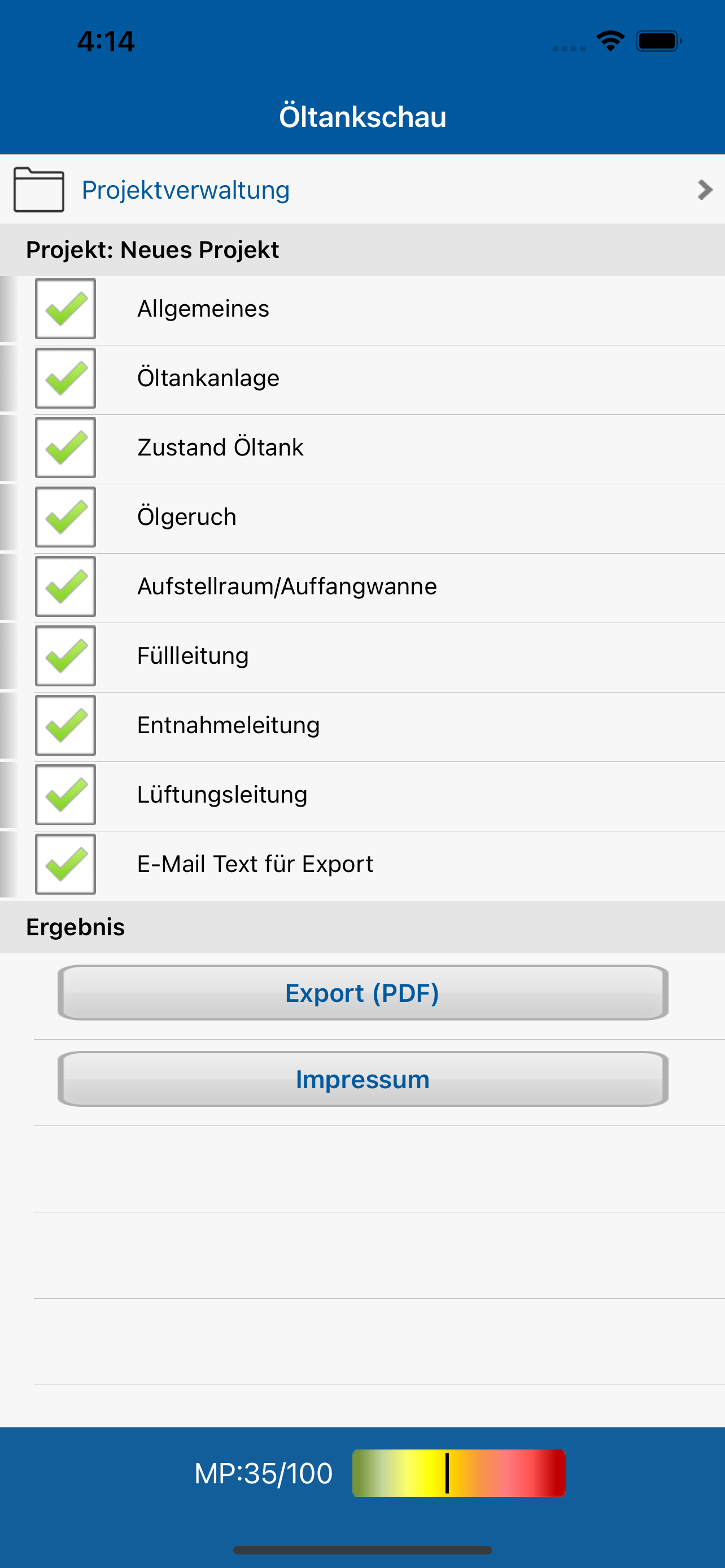 Öltankschau