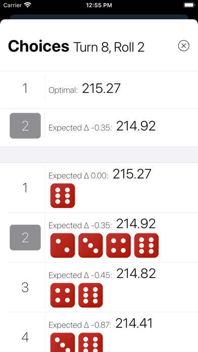Yatzy Solitaire Screenshot