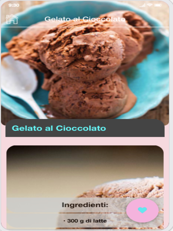 Ricette gelati