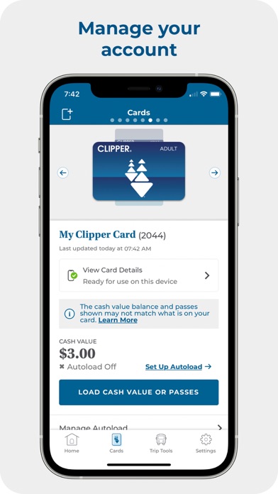 Clipper Card Screenshot