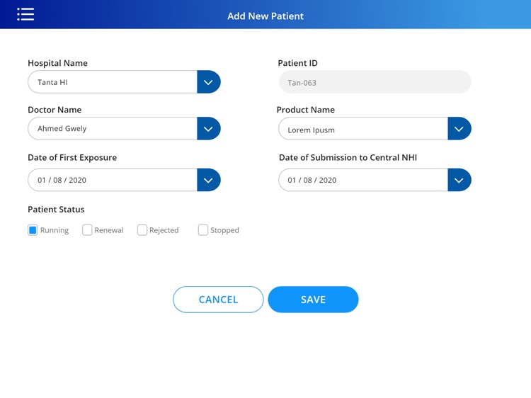 Patient Support Tracker