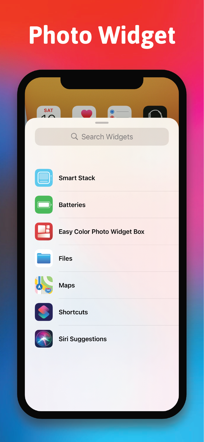 Easy Color Photo Widget Box