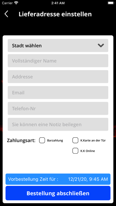 Hothouse Pizza Kloten Screenshot
