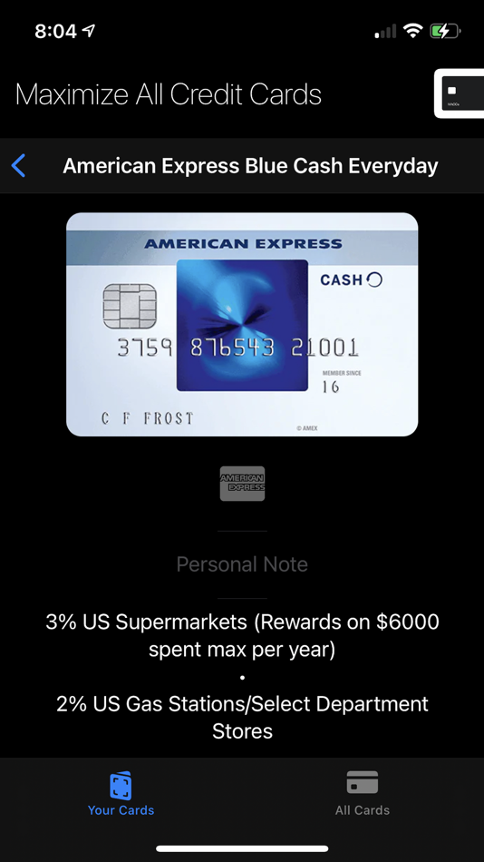 #5. MACCs: Credit Card Reference (iOS) 由: Freely Bee