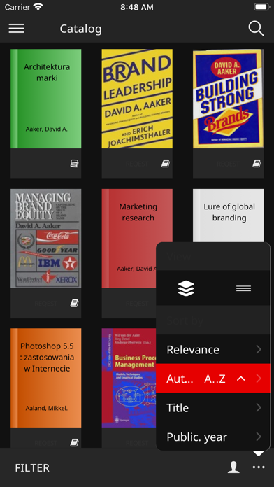 WSIiZ Rzeszów - mPROLIB Screenshot
