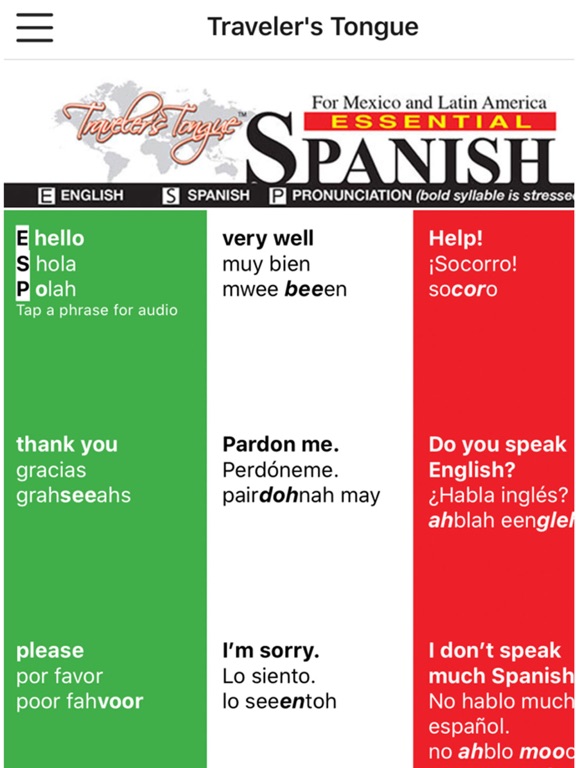 Essential Spanish for Mexicoのおすすめ画像1