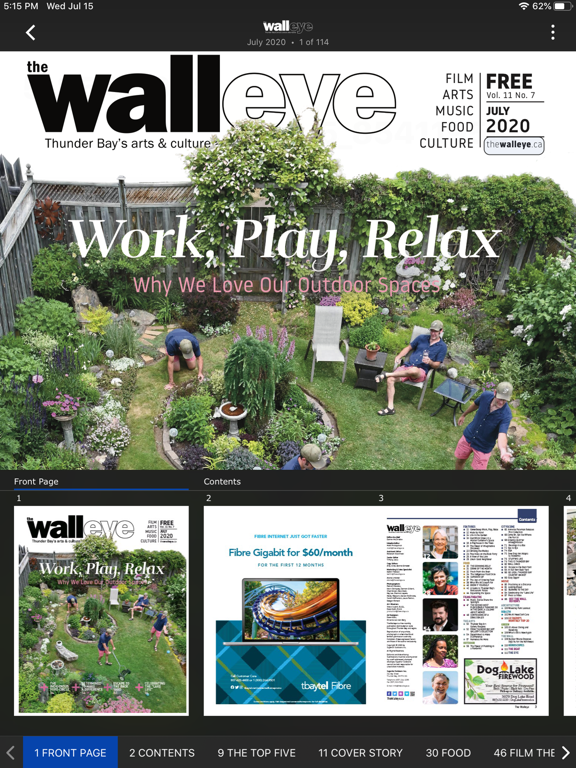 The Walleye Magazine iPad screenshot 3 - Food & Drink app