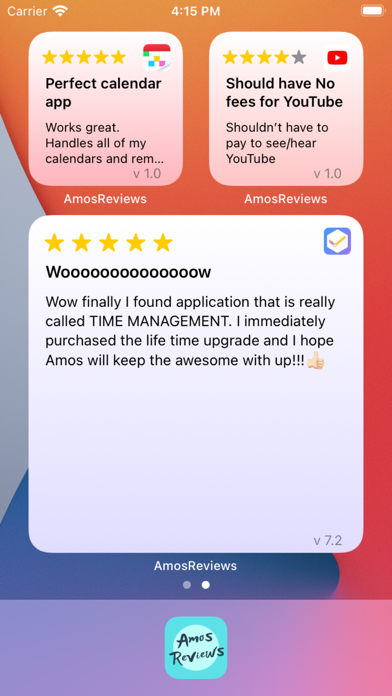 AmosReview Screenshot
