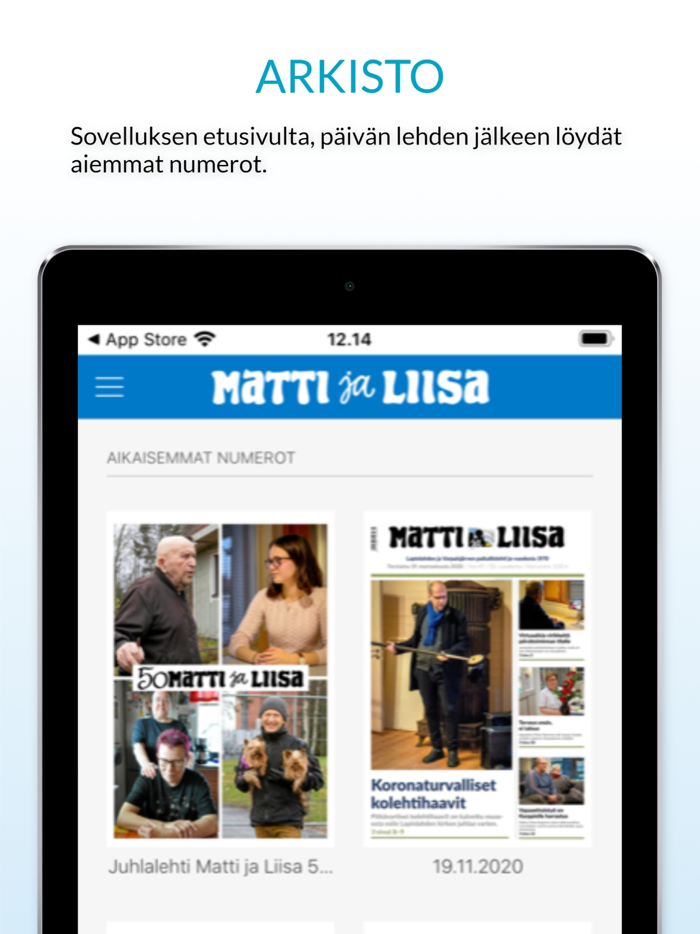 Matti ja Liisa päivän lehti