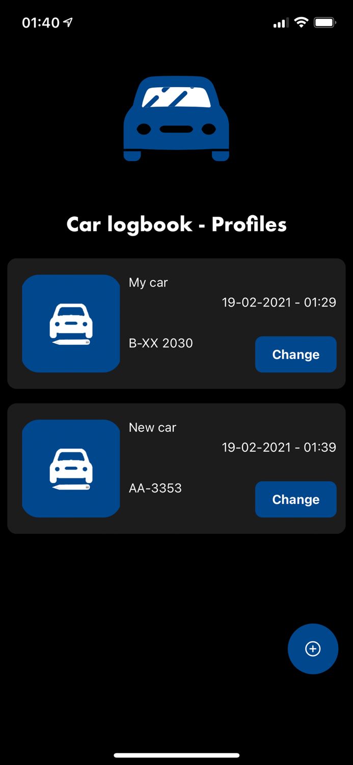 Car Log book App