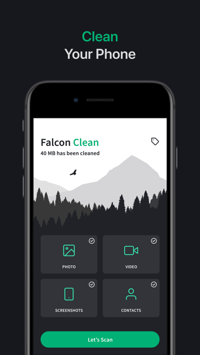 Falcon cleaner - clean and VPN Screenshot
