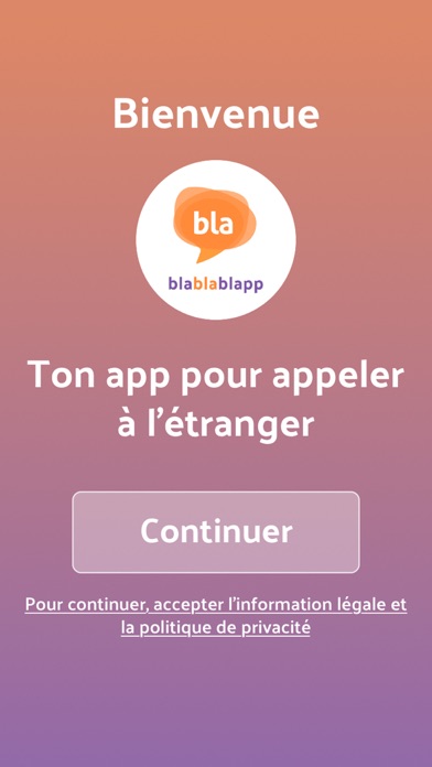 Screenshot #2 pour Blablablapp Appels internat.