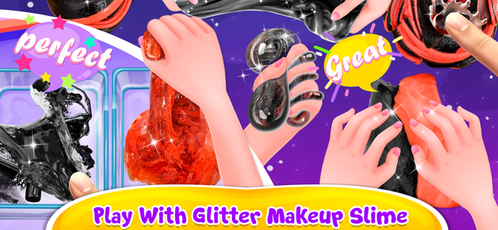 Makeup Slime - Glitter Fun